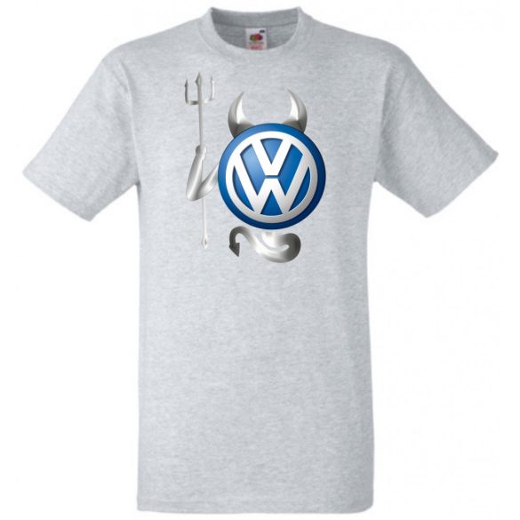Autó fan VW - Sport ördög férfi rövid ujjú póló