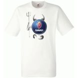 Autó fan Saab Devil - Sport ördög férfi rövid ujjú póló