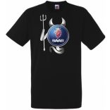 Autó fan Saab Devil - Sport ördög férfi rövid ujjú póló