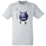 Autó fan Saab Devil - Sport ördög férfi rövid ujjú póló