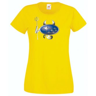   Autó fan Subaru Devil - Sport ördög női rövid ujjú póló