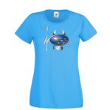 Autó fan Subaru Devil - Sport ördög női rövid ujjú póló