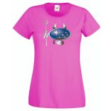 Autó fan Subaru Devil - Sport ördög női rövid ujjú póló