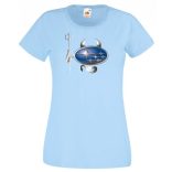 Autó fan Subaru Devil - Sport ördög női rövid ujjú póló