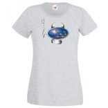 Autó fan Subaru Devil - Sport ördög női rövid ujjú póló