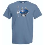 Autó fan Subaru Devil - Sport ördög férfi rövid ujjú póló