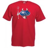 Autó fan Subaru Devil - Sport ördög férfi rövid ujjú póló