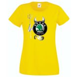 Autó fan Skoda Devil - Sport ördög női rövid ujjú póló