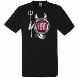   Autó fan Fiat Devil - Sport ördög férfi rövid ujjú póló