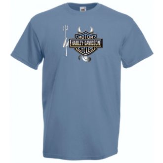   Motor fan Harley Devil - Sport ördög férfi rövid ujjú póló