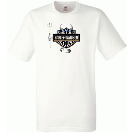 Motor fan Harley Devil - Sport ördög férfi rövid ujjú póló