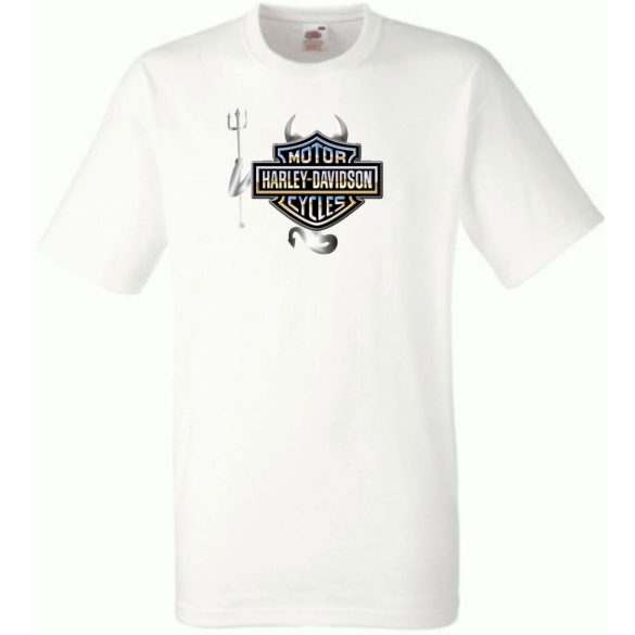Motor fan Harley Devil - Sport ördög férfi rövid ujjú póló