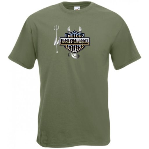 Motor fan Harley Devil - Sport ördög férfi rövid ujjú póló