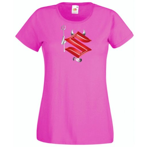 Autó Motor fan Suzuki Devil - Sport ördög női rövid ujjú póló