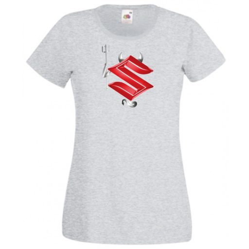 Autó Motor fan Suzuki Devil - Sport ördög női rövid ujjú póló