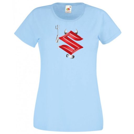 Autó Motor fan Suzuki Devil - Sport ördög női rövid ujjú póló