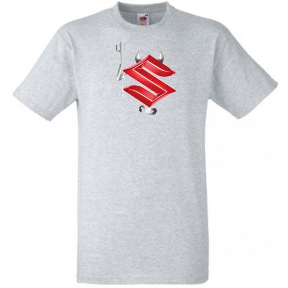 Autó Motor fan Suzuki Devil - Sport ördög férfi rövid ujjú póló