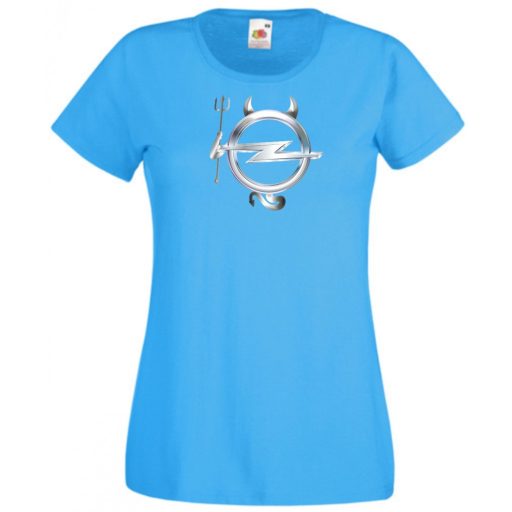 Autó fan Opel Devil - Sport ördög női rövid ujjú póló