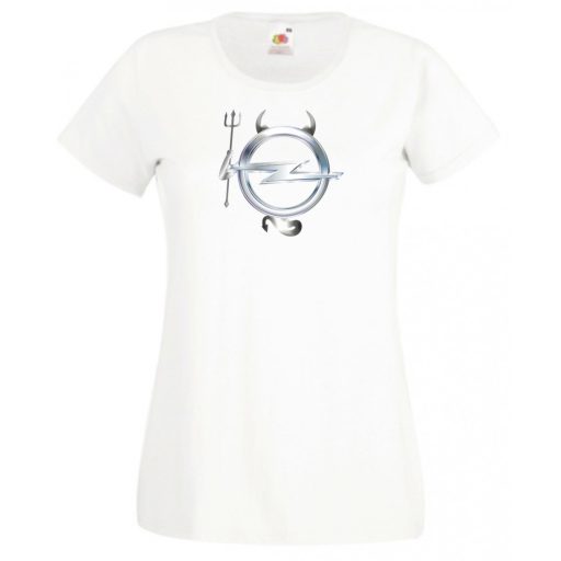 Autó fan Opel Devil - Sport ördög női rövid ujjú póló