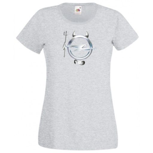 Autó fan Opel Devil - Sport ördög női rövid ujjú póló