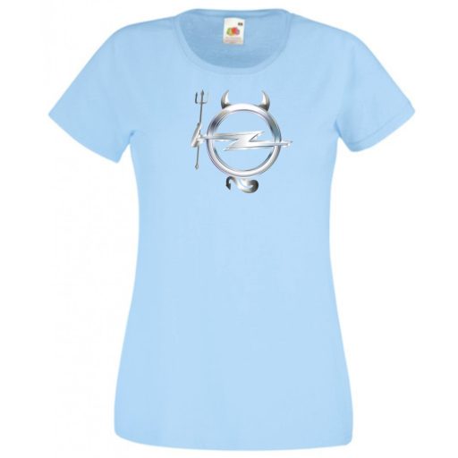 Autó fan Opel Devil - Sport ördög női rövid ujjú póló