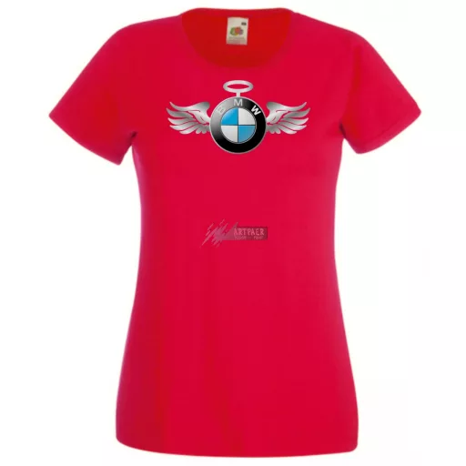 Autó fan BMW Angyal - Sport női rövid ujjú póló