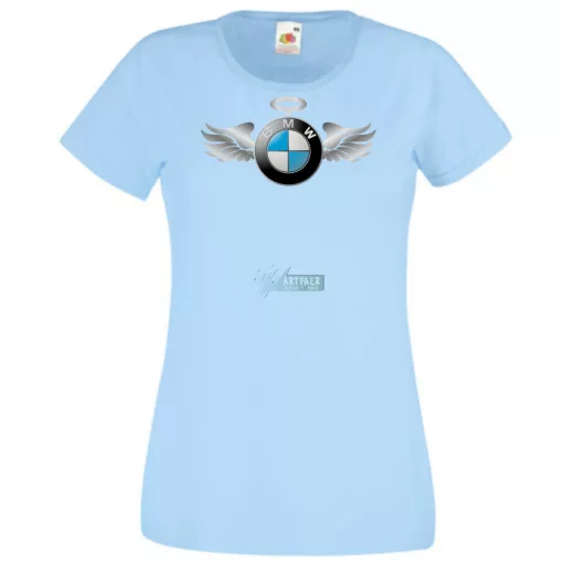 Autó fan BMW Angyal - Sport női rövid ujjú póló