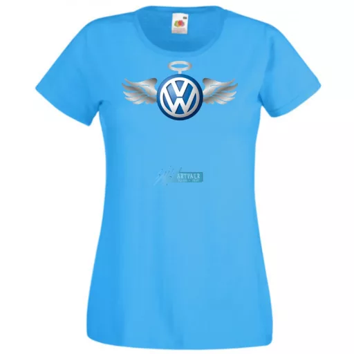 Autó fan VW Angyal - Sport női rövid ujjú póló