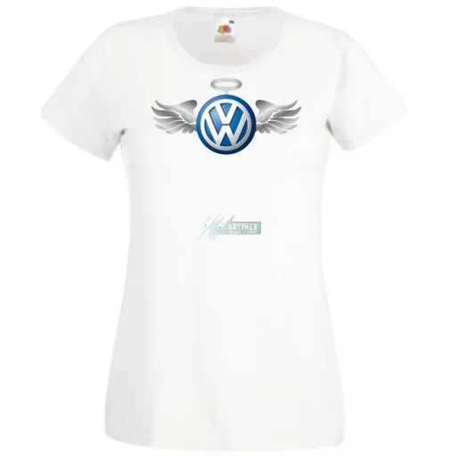 Autó fan VW Angyal - Sport női rövid ujjú póló