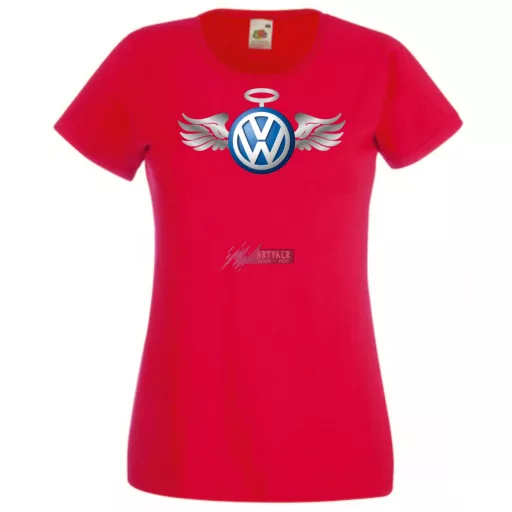 Autó fan VW Angyal - Sport női rövid ujjú póló