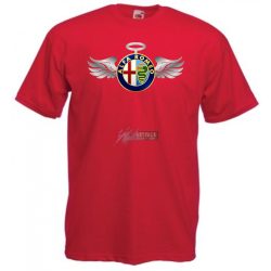   Autó fan Alfa Romeo Angyal - Sport férfi rövid ujjú póló