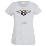 Autó fan Alfa Romeo Angyal - Sport női rövid ujjú póló