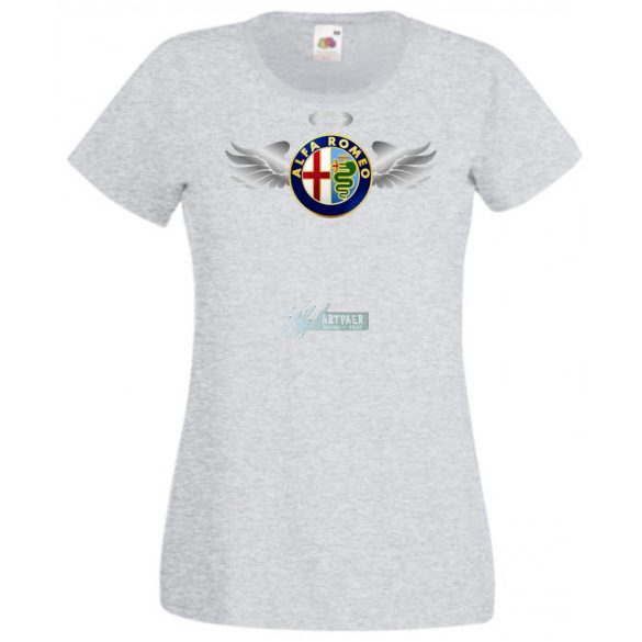 Autó fan Alfa Romeo Angyal - Sport női rövid ujjú póló