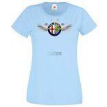 Autó fan Alfa Romeo Angyal - Sport női rövid ujjú póló