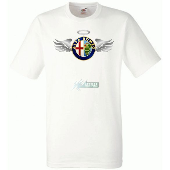Autó fan Alfa Romeo Angyal - Sport férfi rövid ujjú póló