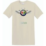 Autó fan Alfa Romeo Angyal - Sport férfi rövid ujjú póló