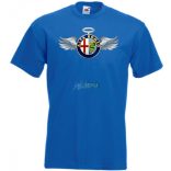 Autó fan Alfa Romeo Angyal - Sport férfi rövid ujjú póló