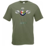 Autó fan Alfa Romeo Angyal - Sport férfi rövid ujjú póló