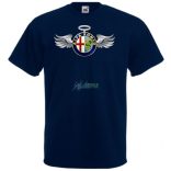 Autó fan Alfa Romeo Angyal - Sport férfi rövid ujjú póló