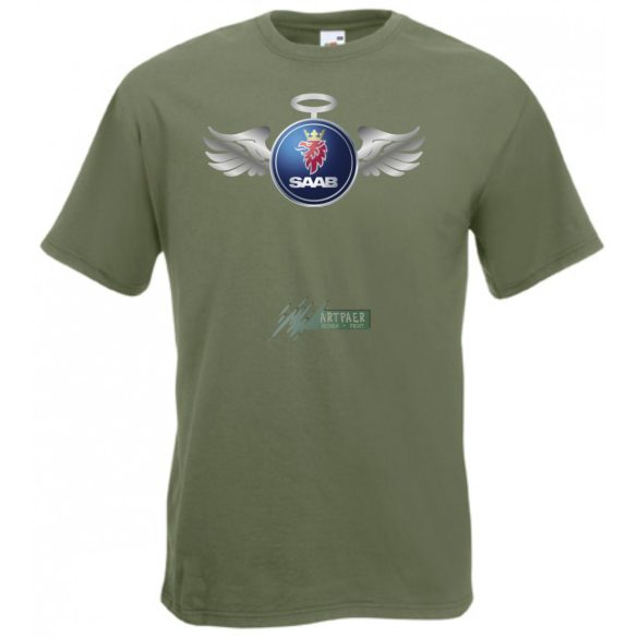 Autó fan Saab Angyal - Sport férfi rövid ujjú póló