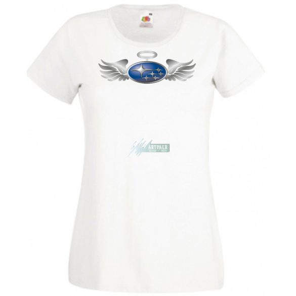 Autó fan Subaru Angyal - Sport női rövid ujjú póló
