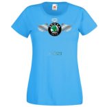 Autó fan Skoda Angyal - Sport női rövid ujjú póló