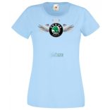 Autó fan Skoda Angyal - Sport női rövid ujjú póló