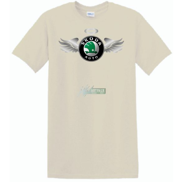 Autó fan Skoda Angyal - Sport férfi rövid ujjú póló