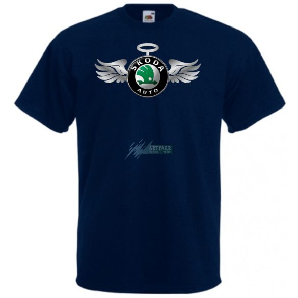 Autó fan Skoda Angyal - Sport férfi rövid ujjú póló