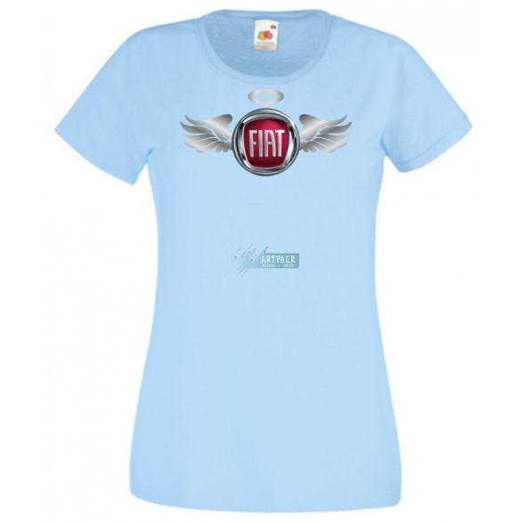 Autó fan Fiat Angyal - Sport női rövid ujjú póló