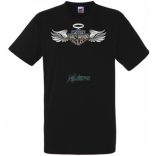 Autó fan Harley Davidson Angyal - Sport férfi rövid ujjú póló