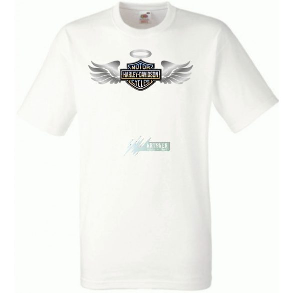 Autó fan Harley Davidson Angyal - Sport férfi rövid ujjú póló
