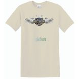 Autó fan Harley Davidson Angyal - Sport férfi rövid ujjú póló