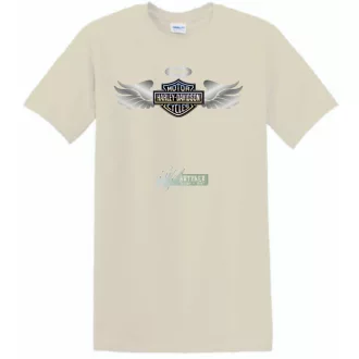   Autó fan Harley Davidson Angyal - Sport férfi rövid ujjú póló